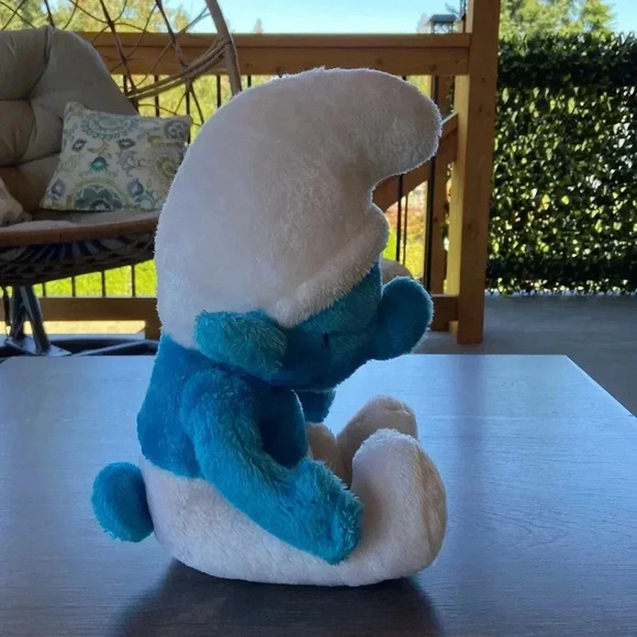 Ganz Bros |  Vintage Smurf Stuffy - Peyo 1979 - Picture 2 of 6